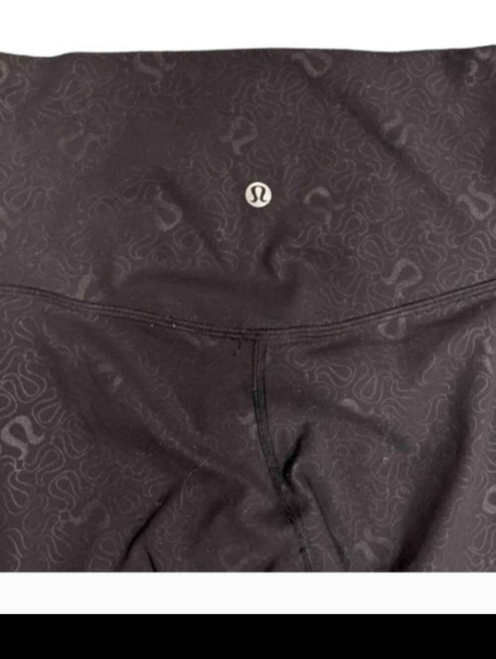 Black Lululemon Logo Leggings